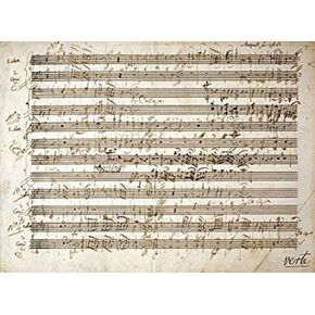 Posterazzi Six Contre Dances-Two Oboe and Horn Parts Poster Print by Wolfgang Amadeus Mozart, (9 x 12)