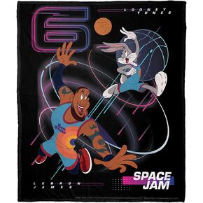NORTHWEST NBA Unisex All Ages Space Jam 2 Silk Touch Throw Blanket, 50" x 60"