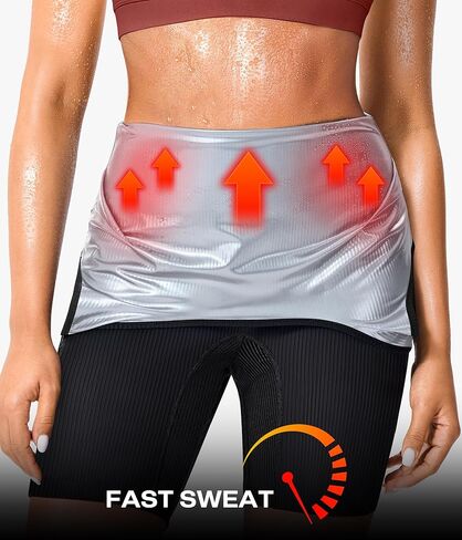 Junlan Waist Trainer Sauna Suit for Women Sauna Sweat Shirt Full Body Jumpsuit in Kuwait