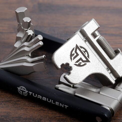 Multitool Universal Multitool - Ultimate 17 في 1 مجموعة أدوات ذات حجم محمول مع قاطع السلسلة ومفاتيح Allen وأداة التحدث والمزيد - أدوات إصلاح الدراجات متعددة الوظائف الثقيلة in Saudi Arabia
