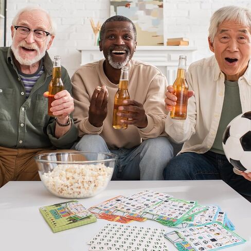 Fancy Land Soccer Bingo Game Soccer Party Bingo Cards for Kids Adults Sports Birthday Party Favors Decorations Supplies 24 Players in Saudi Arabia