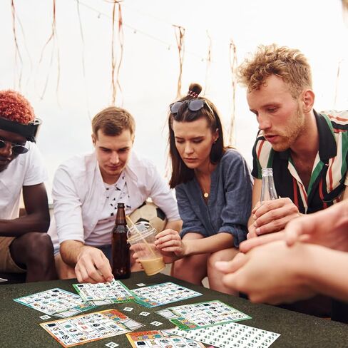 Fancy Land Soccer Bingo Game Soccer Party Bingo Cards for Kids Adults Sports Birthday Party Favors Decorations Supplies 24 Players in Saudi Arabia