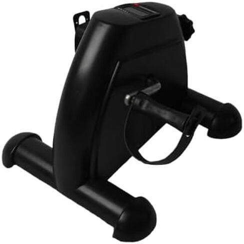 Portable Exercise Pedal Bike for Legs and Arms, Mini Exercise Peddler with LCD Display (Black) in Saudi Arabia
