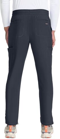 فرك إنفينيتي للرجال بانت ، الساق المستقيمة في منتصف الارتفاع مع 6 جيوب ، وحزام مرنة متماسكة - في عام 200a in Kuwait