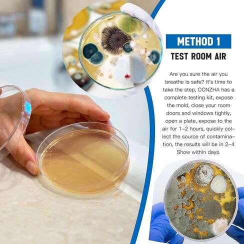10 Pcs Mold Test Kit, Mold Testing Kit with 10 Individual Tests- Indoor Air Quality Tester-Mold Identification Guide-Free Lab Analysis-Fast and Reliable Mold Detector at Home in Saudi Arabia