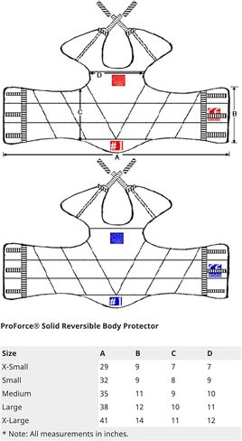 معدات الصدر ProForce Lightning Bodyguard - أبيض - مقاس X-Large in Kuwait
