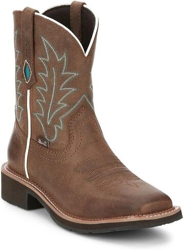 Justin Women's Gypsy EMA Wide Square Toe 8in Top Boot in Saudi Arabia