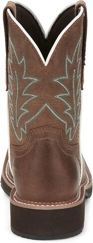 Justin Women's Gypsy EMA Wide Square Toe 8in Top Boot in Saudi Arabia