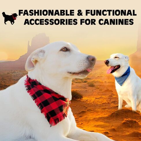 مجموعة Bandanas الكلاب -4 Bandanas للكلاب ، مثالية للتكاثر الكبيرة والمتوسطة والصغيرة - قابلة للغسل للفتاة أو فتى الحيوانات الأليفة ، وشوش قابلة للتعديل وقابلة للانعكاس للجرو - 7 تصميمات مختلفة في 1 حزمة in Kuwait