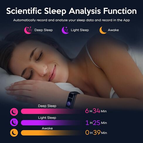 ساعة متتبع اللياقة البدنية ، ساعة ذكية مع ضغط ضغط الدم معدل نوم نوم IP67 Health Health Watch Activity Activity Tracker Watch Step Calorie Counter Pederation Watch for Men Women Android iOS Phone in Saudi Arabia