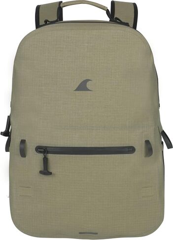 Breakwater Supply™ River Ute Waterproof IP68 Fishing Backpack, Floating TPU Submersible Dry Bag with Padded Hip Belt and Airtight Zippers | 20L (River Ute 20L CORDURA Safari Tan) in Saudi Arabia