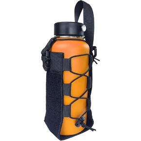 Tactical Water Bottle Pouch 16 24 32 40 64 oz Molle Water Bottle Holder Multi-Purpose Bag for Outdoor Sports Adapted to Backpack/Vest/Belt