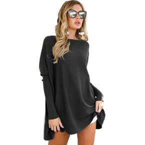 LIYOHON Oversized T Shirts for Women Tunic Tops to Wear with Leggings Long Sleeve Fall Sweaters Dressy Tops