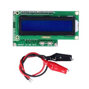 HR390 Low Resistant Ohmmeter Ohm Teater Ohmmeter Milliohm Meter Measure Capacitance High Accuracy 0~120Ω 10pf~20000uf
