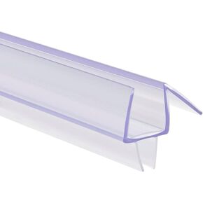 TUCKERTON Lane Glass Door Seal Strip, Soft Shower Door Sweep to Stop Leaks, Shower Silicone Seal Strip (Bottom Sweep 1/4 (3 Pack))