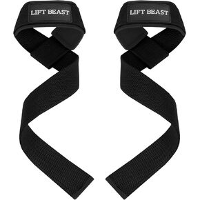 Professional Lifting Straps for Weightlifting, 24-inch Cotton Gym Straps with Neoprene Cushioned Wrist Padding for Men & Women – Durable Wrist Straps for Weightlifting & Powerlifting.