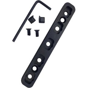 Gotical Durable Keymod to M-LOK Adapter- Converts Keymod Hand Guard to M-LOK-with a Converter and Screws- Rust-Free, Light Weight & Portabl (5")