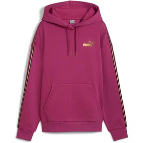 PUMA Women's Essentials Logo Fleece Hoodie (Available in Plus Sizes), Pink