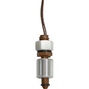 Madison M3326 Liquid Level Sensor, subminiature Vertical Float Switch, Polypropylene, 3/8" Bulkhead