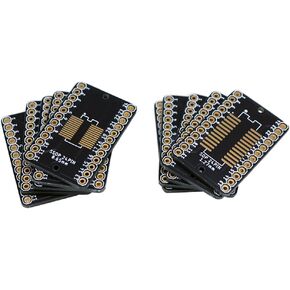 10pcs SSOP 24pin SMD Converter Breakout board 0.65MM/SOP 24pin 1.27MM to DIP Adapter PCB board for DIY Soldering and Electronic Project