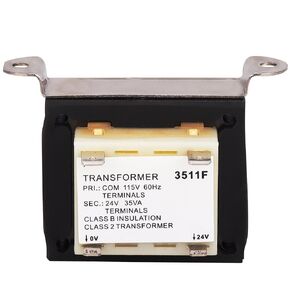 TRR01729 Transformer 3511F Compatible with Trane Furnace - 115V-PRI 24V-SEC 35VA Replacement HVAC Equipment Transformer Replaces C340041P05 TRR1729 with Foot Mount