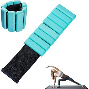 Wrist & Ankle Weights for Women Men Set of 2 (1lb Each), Adjustable Strength Training Arm Leg Wrist Ankle Weights Bands for Yoga Running Swimming Lifting Pilates Home Gym Fitness Workout