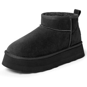 Snow Boots for women, Platform Mini Boots for women Comfortable and Furry