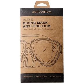 #270Pro - PURE Anti-Fog Film for CRESSI Diving Masks | for Scuba Diving, Snorkeling, Freediving
