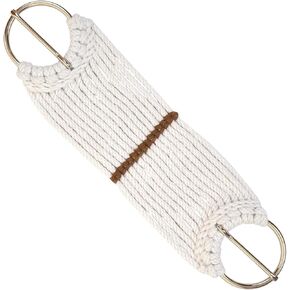 Reinsman White 15 Strand Pony Cinch | Equestrian Horse Riding Durable Comfortable Versatile Pony Size Rayon Saddle Girth with Nickel-Plated Hardware