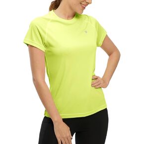 BASUDAM Women's Short Sleeve T-Shirts Quick Dry Cooling UPF 50+ Lightweight Athletic Shirts Running Workout Tops