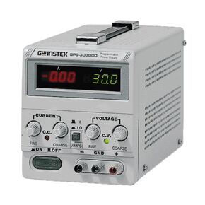 Instek GPS-3030DD 90W Single-Outeput Linear DC Supply مع شاشة LED رقمية مزدوجة 0.39