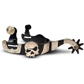 كولورادو سرجليري توتنهام Deadwood للرجال - الصلب الأسود ، توتنهام الأنيقة مع 1-1/4 "ثمانية نقاط الجليد - مثالية لركوب الدرب ، تاج الخيول ، تجهيز - في زوج in Kuwait