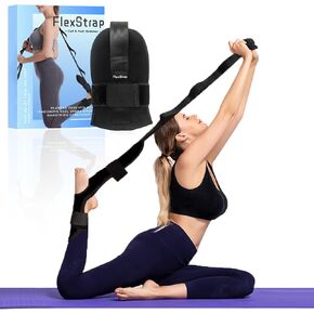 Calf & Foot Stretcher For Plantar Fasciitis,Achilles Tendonitis,Heel Spurs, Drop Foot, Hamstring Stretcher Strap for Pain Relief, Yoga Leg & Foot Stretch Strap
