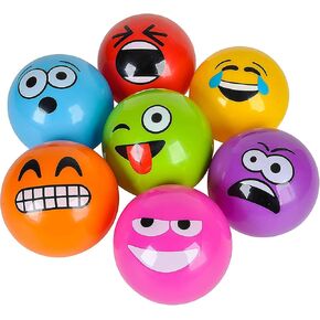 5 Inch Vinyl Playground Balls - Pack of (10) - Assorted Bright Colors - Great Prize or Party Favor -Pool Side Fun for Everyone!
