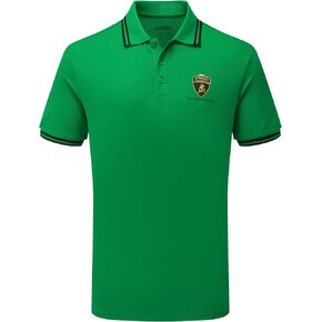 LAMBORGHINI Squadra Corse Men's Travel Polo Shirt Green