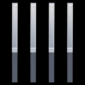 Honbay 4PCS Acrylic Music Stand Clips Clear Music Page Holder Clips Music Read Book Markers Music Holder for Pianist Students Piano Music Reading