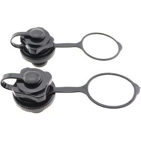 2PCS Inflatable Boat Screw Air Plug Marine Air Valve Inflatable Boat Valve Cover Pool Accessory Nut Plug ABS Plastic One Way Inflatable Valve for Inflatable Boat Rafts Rubber Dinghies