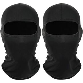 2 Pieces Thin Balaclava Ski Mask Head Mask Full Face Mask Windproof Sun UV Protection Hood for Women Men