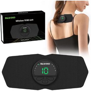 Mini Tens Unit Muscle Stimulator - 8 Mode 19 Intensity with Screen Display Portable Mini Wireless TENS Unit - TENS Unit for Back, Sciatica, Shoulder Pain Relief