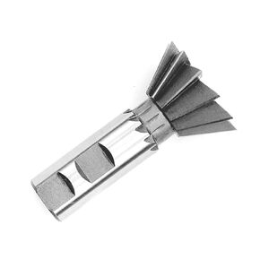 Drill America DWCA1406-45 3/8" 45 Degree High Speed Steel Weldon Shank Dovetail Cutter, DWC Series