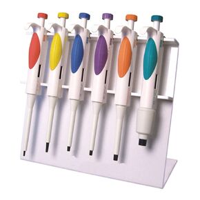 Globe Scientific 3310-6 Acrylic Pipette Stand for Diamond Pipettes, 6-Place