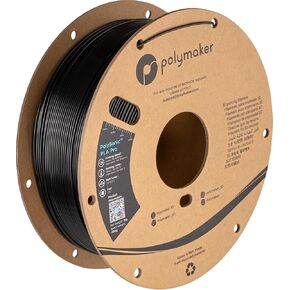 Polymaker High Speed PLA Pro Filament 1.75mm, Black PolySonic PLA Pro 3D Printer Filament 1kg - Stronger Fast Printing PLA Compatible with Most Printers