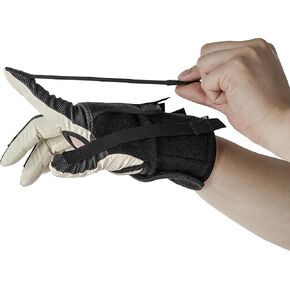 Extender - Finger Training & Rehab Orthotics, Minimizes Spasticity, Stretch & Functional Grasp, Prevents Stiffness for Stroke, TBI, Increased Muscle Tone, Hemiplegia (Medium Left)