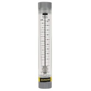 Water Flow Meter,LZM-20G 1-10GPM Acrylic Plexiglass Tube Type Liquid Flowmeter Flow Meter for Female G3/4in Panel Mount Type Flowmeter for Oxygen Air Gas