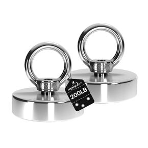 Strong Fishing Magnet, N52 Neodymium Heavy Duty Magnets for Fish and Magnetic Recovery Salvage(700LB Magnet - 1 Piece)