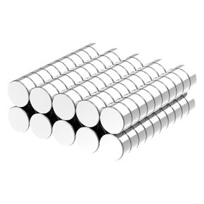 N52-1/4" D x 1/8" H - 100 Pack, Small Powerful Rare Earth Magnets, Mini Super Strong Neodymium Disc Magnets for Fridge,DIY,Building,Scientific,Craft,Office,0.25x0.125 Inch Magnets