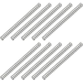 PATIKIL Compression Spring, 0.4mm Wire Dia x 4mm OD x 25mm L, 10 Pcs 304 Stainless Steel Mechanical Extension Small Springs Pen Springs Assortment Kit for Shop and Home Repairs
