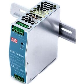 EDR-120-12 120W Power Supply - 12V 10A, AC-DC DIN Rail Power Supply for Industrial, Semiconductor, Automation and Electromechanical Applications