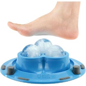 Ultimate Body Press Ice Ball Massage Stand for Plantar Fasciitis Relief – Easy Hands-Free Cold Therapy Foot Exercise