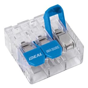 Ideal Electrical in-Sure Lever Wire Connector, Model L33 3-Port, 225/Jar
